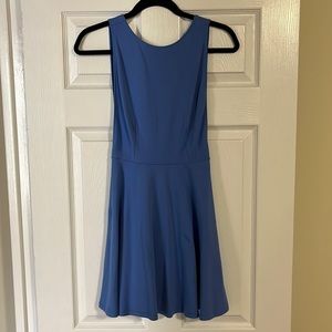 American Apparel Backless Blue Dress